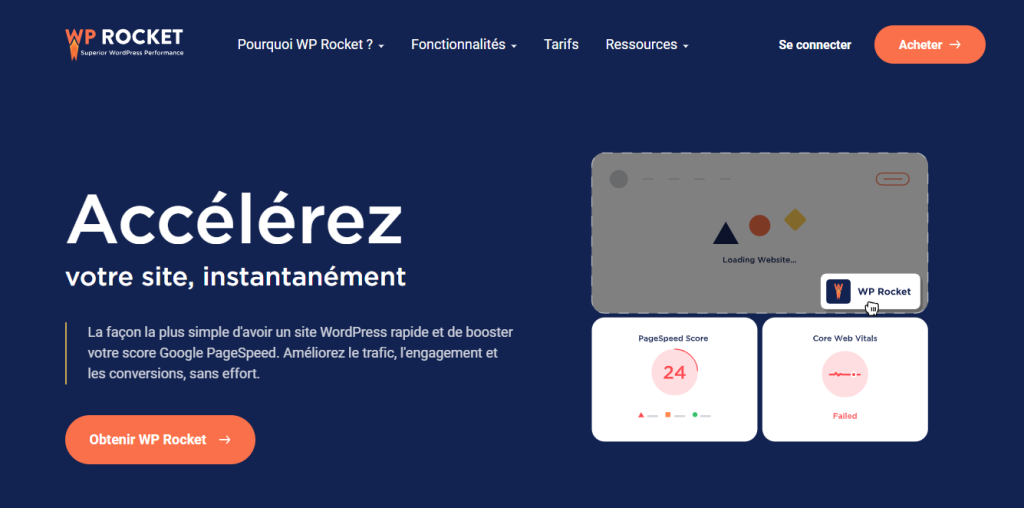 Les fonctionnalités clés de WP Rocket